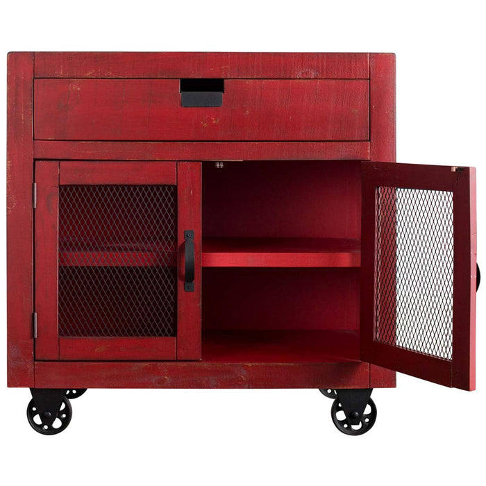 Industrial 2-Door Accent Chest - Vida Furniture (Laredo,TX)