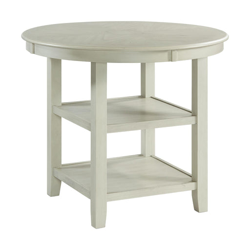 Amherst Counter Height Dining Table in Bisque - Vida Furniture (Laredo,TX)