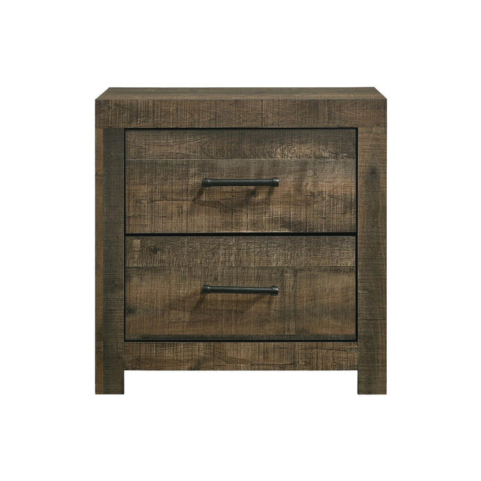 Bailey 2-Drawer Nightstand - Vida Furniture (Laredo,TX)