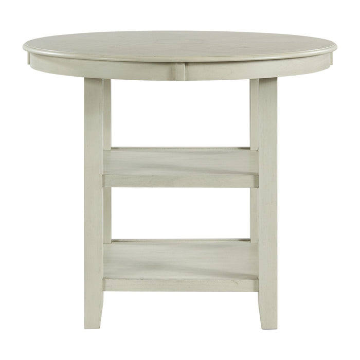Amherst Counter Height Dining Table in Bisque - Vida Furniture (Laredo,TX)