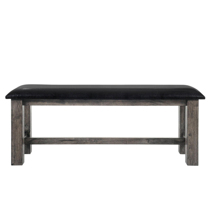 Nathan Bench w. PU Padded Seat - Vida Furniture (Laredo,TX)