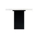 Valentino White Marble Counter Height Dining Table - Vida Furniture (Laredo,TX)
