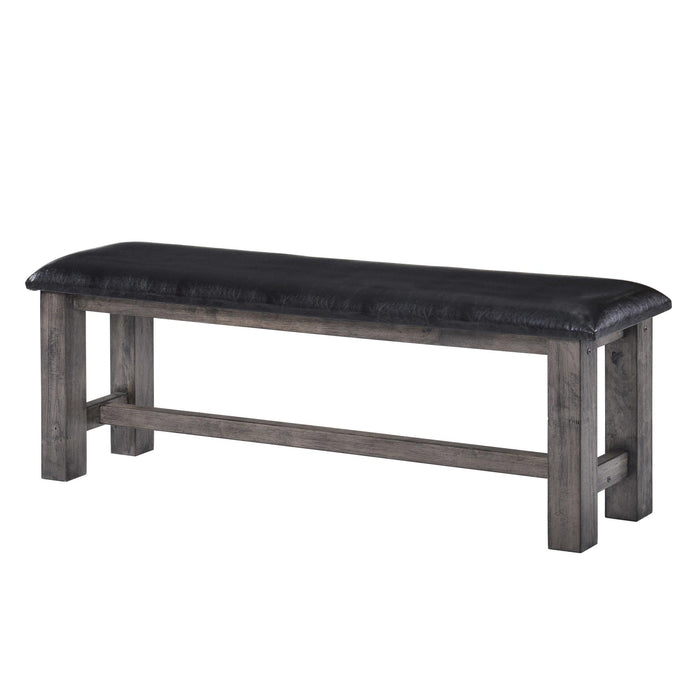 Nathan Bench w. PU Padded Seat - Vida Furniture (Laredo,TX)
