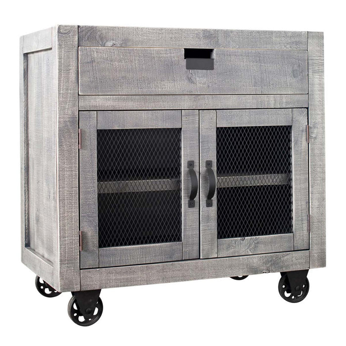 Industrial 2-Door Accent Chest - Vida Furniture (Laredo,TX)