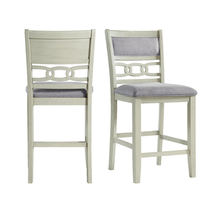 Amherst Counter Height Side Chair Set in Bisque of 2 - Vida Furniture (Laredo,TX)
