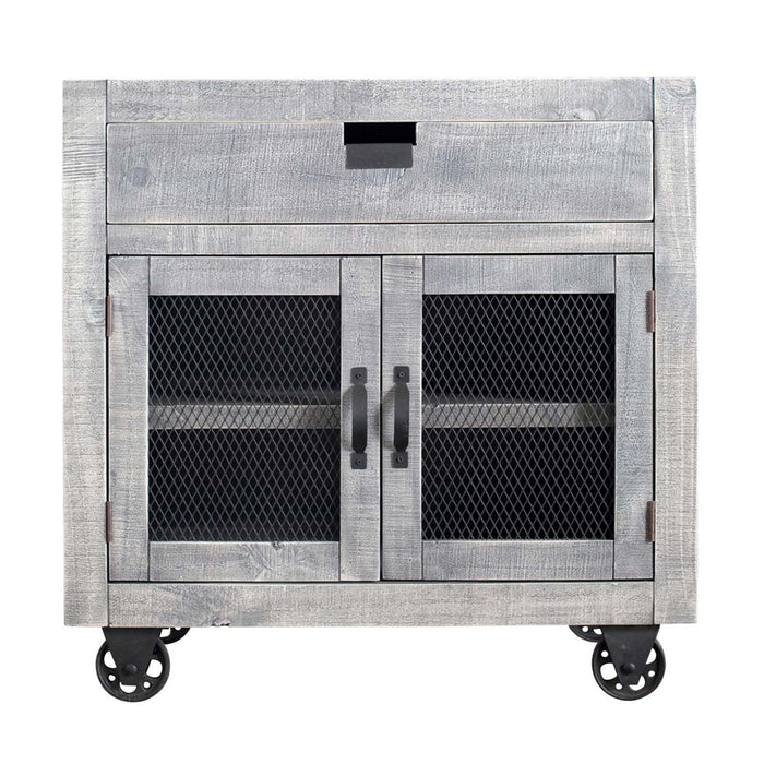 Industrial 2-Door Accent Chest - Vida Furniture (Laredo,TX)