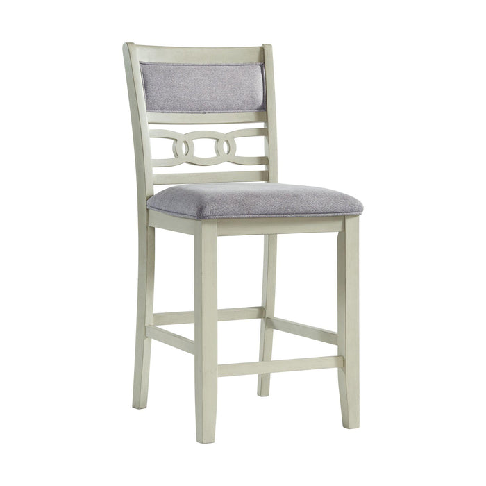 Amherst Counter Height Side Chair Set in Bisque of 2 - Vida Furniture (Laredo,TX)