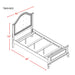 Jesse Twin Panel Bed - Vida Furniture (Laredo,TX)