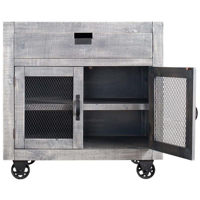 Industrial 2-Door Accent Chest - Vida Furniture (Laredo,TX)