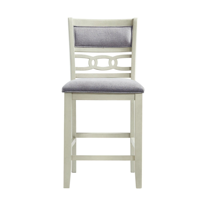 Amherst Counter Height Side Chair Set in Bisque of 2 - Vida Furniture (Laredo,TX)