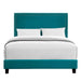 Erica Upholstered Queen Platform Bed - Vida Furniture (Laredo,TX)