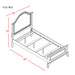 Jesse Full Panel Bed w/ Trundle - Vida Furniture (Laredo,TX)