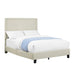 Erica Upholstered Twin Platform Bed - Vida Furniture (Laredo,TX)