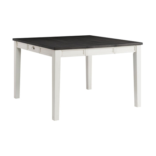 Kayla Two Tone Counter Height Dining Table with Storage - Vida Furniture (Laredo,TX)