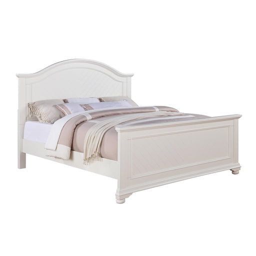 Brookpine White King Panel Bed - Vida Furniture (Laredo,TX)