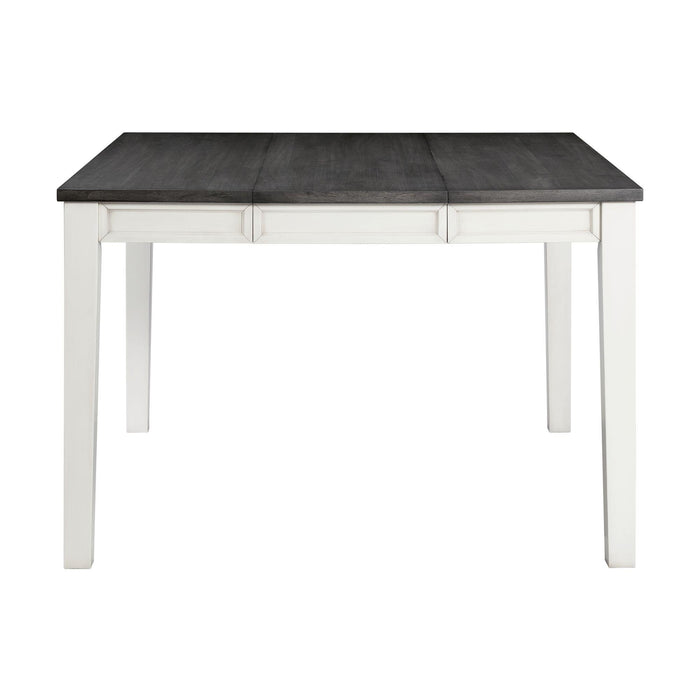 Kayla Two Tone Counter Height Dining Table with Storage - Vida Furniture (Laredo,TX)