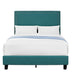 Erica Upholstered Full Platform Bed - Vida Furniture (Laredo,TX)