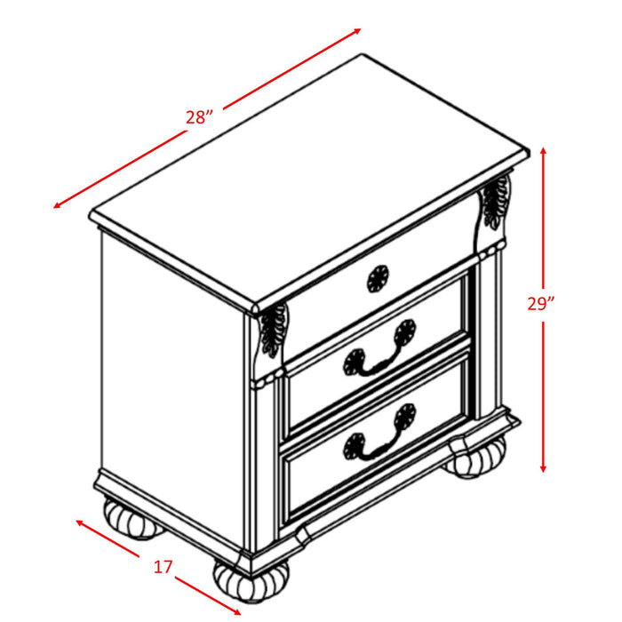 Barkley Square Nightstand - Vida Furniture (Laredo,TX)