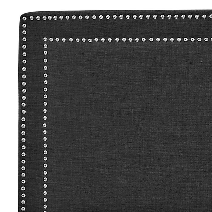 Erica Upholstered Queen Platform Bed - Vida Furniture (Laredo,TX)