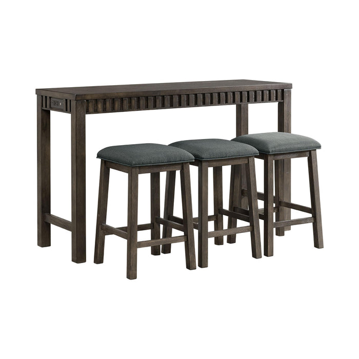 Shelter Bay Multipurpose Bar Table Set - Vida Furniture (Laredo,TX)
