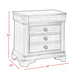 Cameron Cherry Nightstand - Vida Furniture (Laredo,TX)