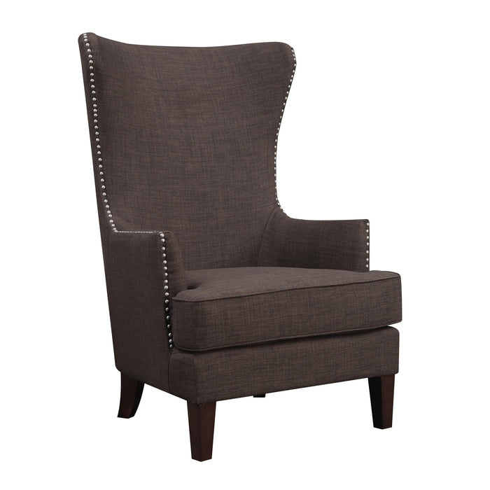 Kori Accent Chair in Chocolate - Vida Furniture (Laredo,TX)