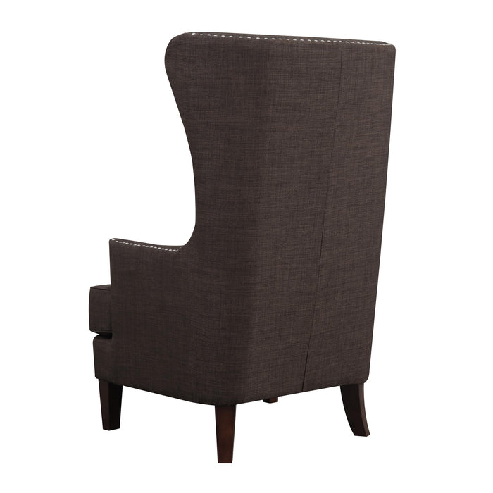 Kori Accent Chair in Chocolate - Vida Furniture (Laredo,TX)