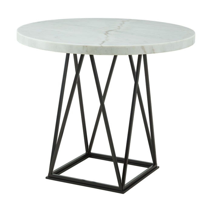 Riko Round Counter Height Dining Table - Vida Furniture (Laredo,TX)