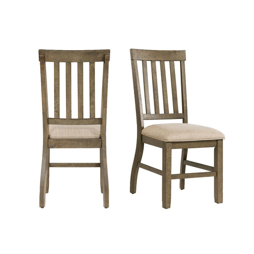 Stone Standard Height Side Chair Set of 2 - Vida Furniture (Laredo,TX)