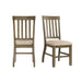 Stone Standard Height Side Chair Set of 2 - Vida Furniture (Laredo,TX)