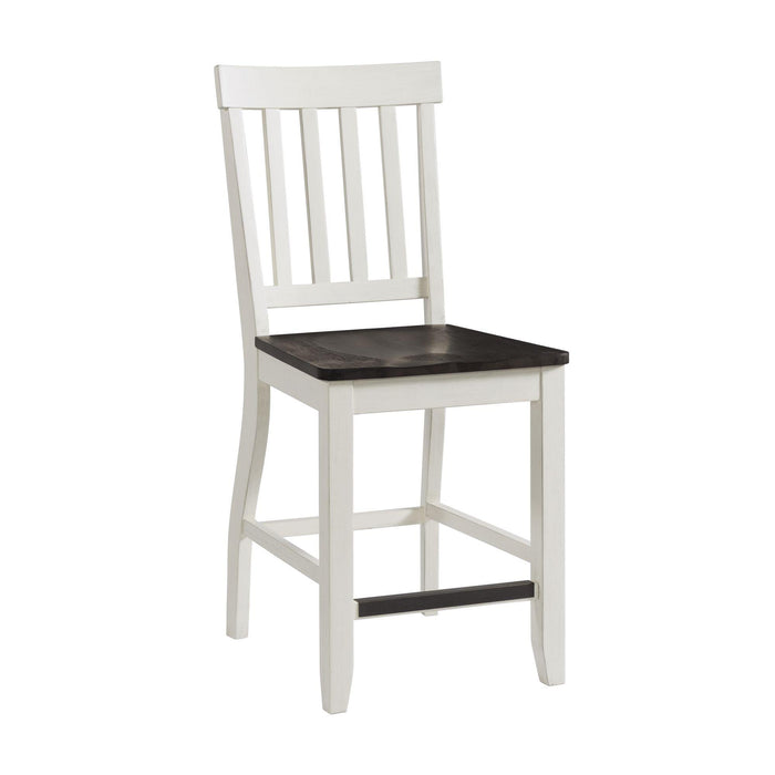 Kayla Two Tone Counter Height Side Chair Set of 2 - Vida Furniture (Laredo,TX)