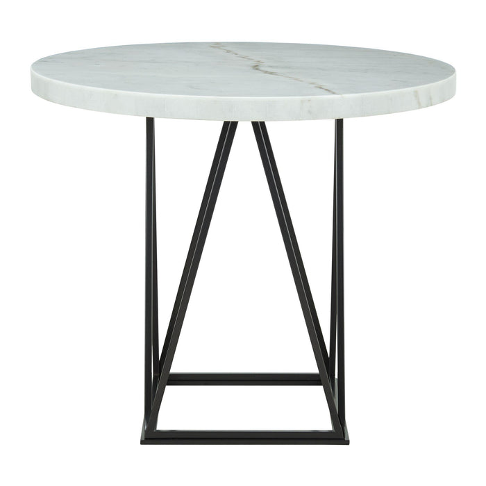 Riko Round Counter Height Dining Table - Vida Furniture (Laredo,TX)
