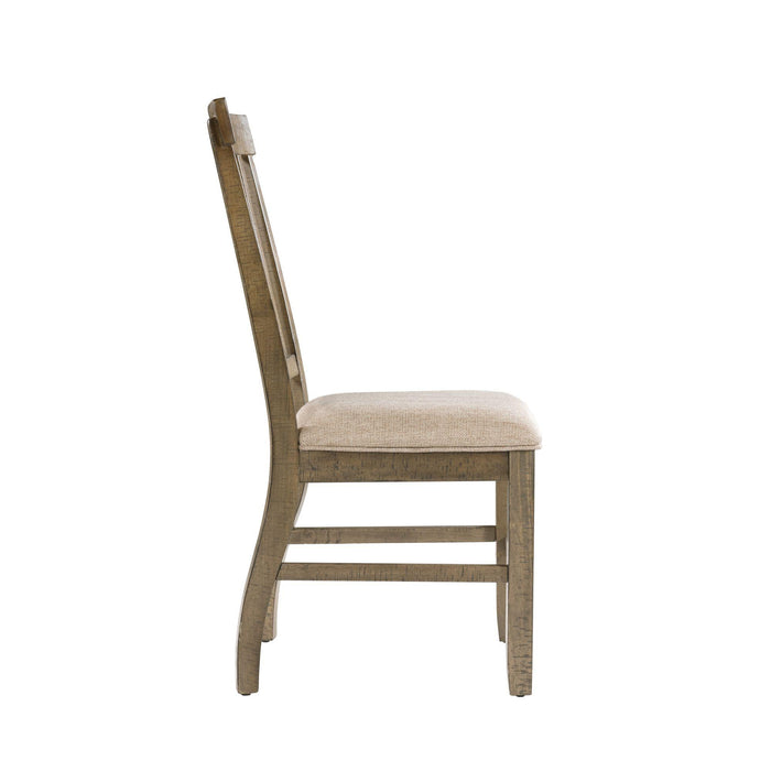Stone Standard Height Side Chair Set of 2 - Vida Furniture (Laredo,TX)