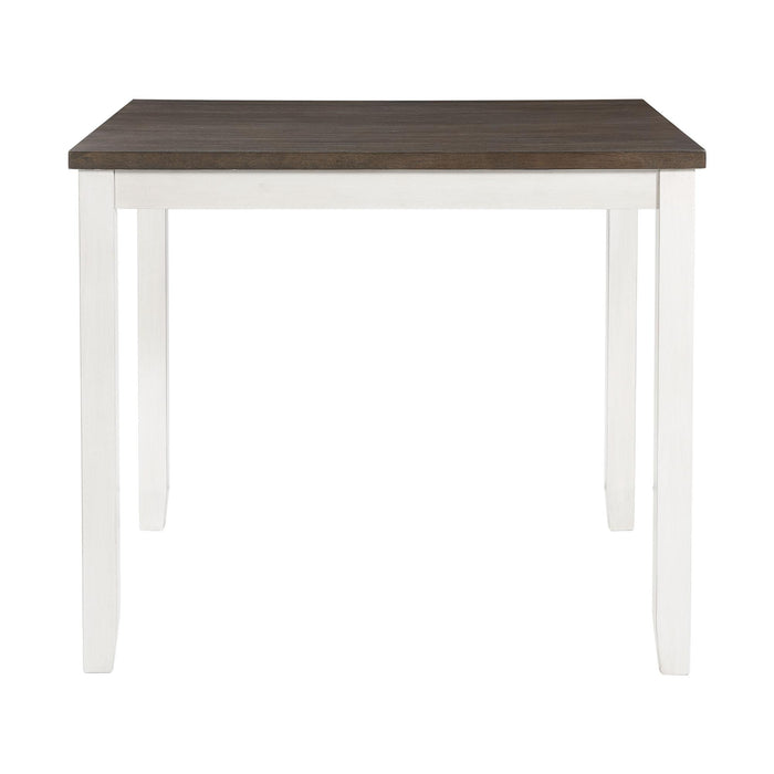 Martin Brown 5PC Counter Height Dining Set-Table & Four Chairs - Vida Furniture (Laredo,TX)