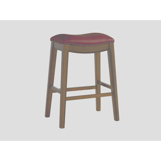 Fiesta 30" Backless Bar Stool in Red - Vida Furniture (Laredo,TX)