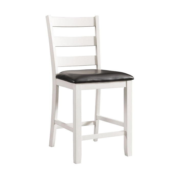 Martin Brown 5PC Counter Height Dining Set-Table & Four Chairs - Vida Furniture (Laredo,TX)