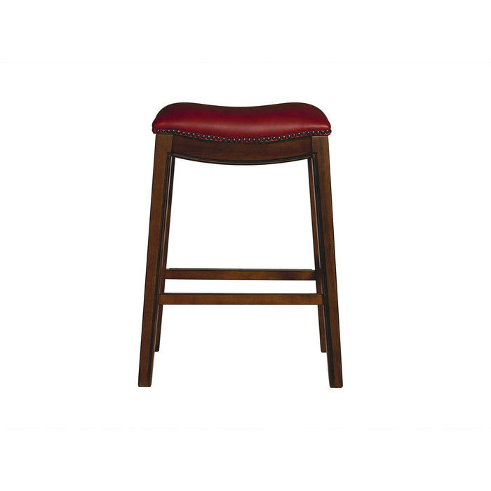 Fiesta 30" Backless Bar Stool in Red - Vida Furniture (Laredo,TX)