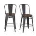 Moon Bar Stool Set of 2 - Vida Furniture (Laredo,TX)