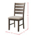 Jax Ladder Back Side Chair Set of 2 - Vida Furniture (Laredo,TX)