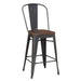 Moon Bar Stool Set of 2 - Vida Furniture (Laredo,TX)