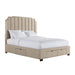 Harper King Upholstered Storage Bed - Vida Furniture (Laredo,TX)