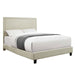 Erica Upholstered Queen Platform Bed - Vida Furniture (Laredo,TX)