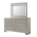 Platinum Dresser & Mirror Set - Vida Furniture (Laredo,TX)