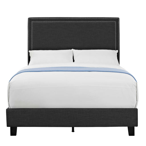 Erica Upholstered Full Platform Bed - Vida Furniture (Laredo,TX)