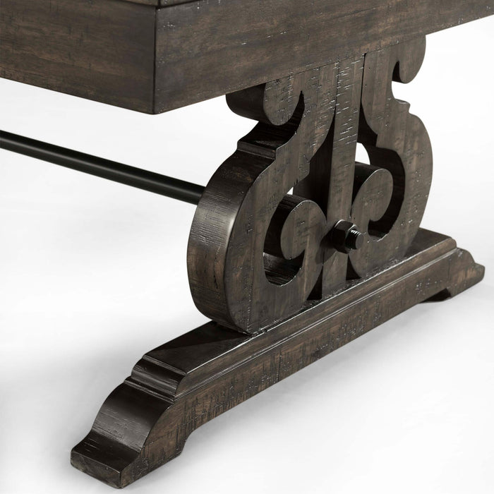 Stone End Table w/ PU Base - Vida Furniture (Laredo,TX)