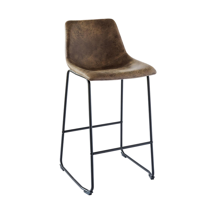 Wes Bar Stool Set of 2 - Vida Furniture (Laredo,TX)