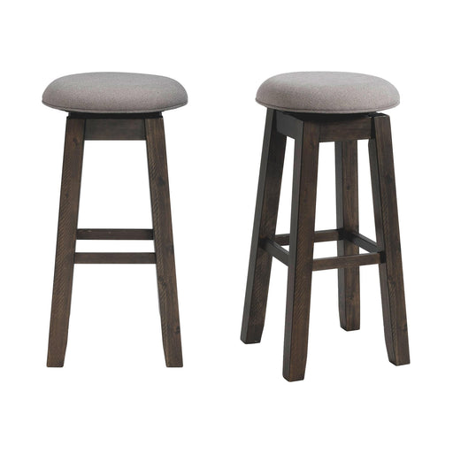 Morrison 30" Swivel Backless Bar Stool Set of 2 - Vida Furniture (Laredo,TX)