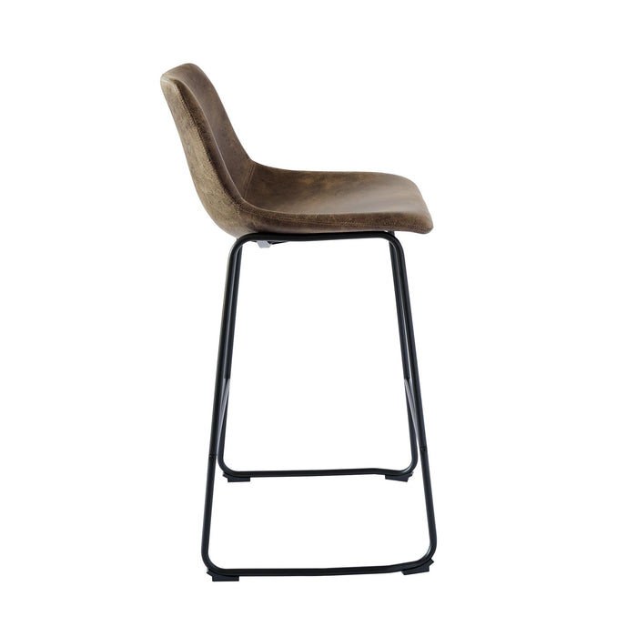 Wes Bar Stool Set of 2 - Vida Furniture (Laredo,TX)