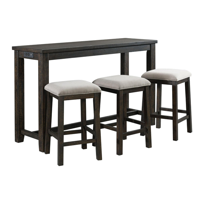 Stone Multipurpose Bar Table Set - Vida Furniture (Laredo,TX)
