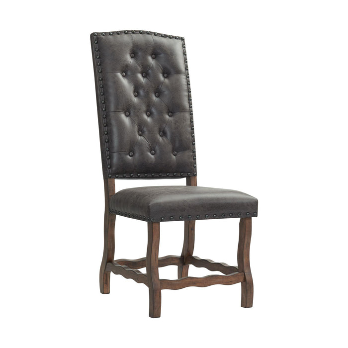 Gramercy Tufted Tall Back Side Chair Set of 2 - Vida Furniture (Laredo,TX)